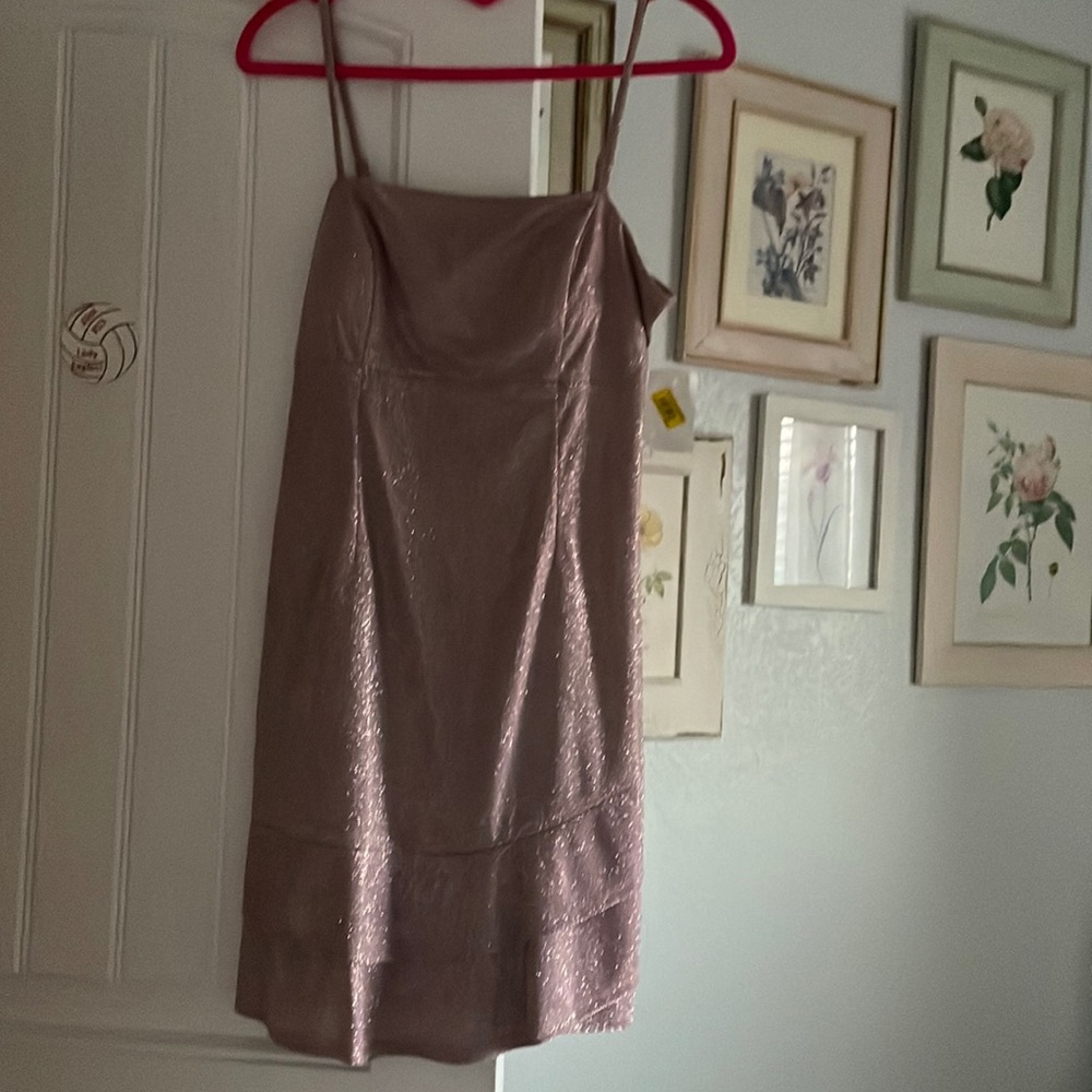 Pink sparkley dress(more pink toned in person)